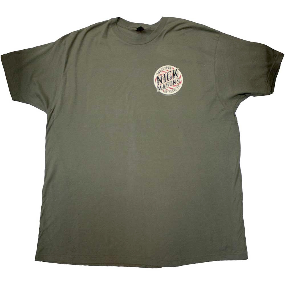 Nick Mason's Saucerful Of Secrets - Tour 2019 Heren Tshirt - Groen